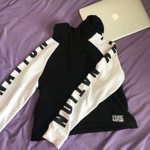 PINK cropped long sleeves